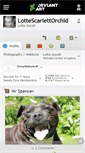 Mobile Screenshot of lottescarlettorchid.deviantart.com