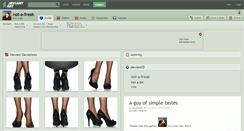 Desktop Screenshot of not-a-freak.deviantart.com