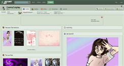 Desktop Screenshot of cosmycosplay.deviantart.com
