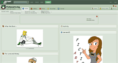 Desktop Screenshot of fictionartwing.deviantart.com