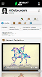 Mobile Screenshot of midulcelocura.deviantart.com