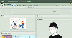 Desktop Screenshot of dantheartist.deviantart.com