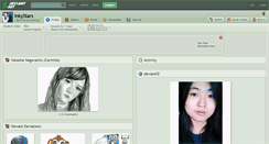 Desktop Screenshot of inkystars.deviantart.com
