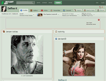 Tablet Screenshot of define-x.deviantart.com