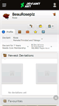 Mobile Screenshot of beauroseplz.deviantart.com