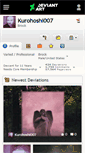 Mobile Screenshot of kurohoshi007.deviantart.com