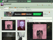 Tablet Screenshot of kurohoshi007.deviantart.com