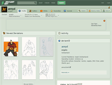 Tablet Screenshot of annyd.deviantart.com