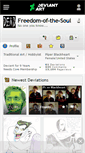 Mobile Screenshot of freedom-of-the-soul.deviantart.com