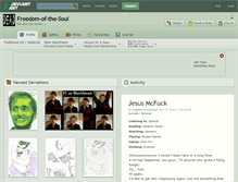 Tablet Screenshot of freedom-of-the-soul.deviantart.com
