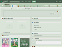 Tablet Screenshot of chibisho.deviantart.com