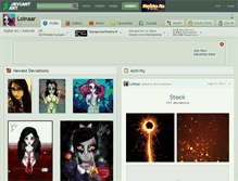 Tablet Screenshot of loinaar.deviantart.com