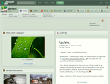 Tablet Screenshot of darkani.deviantart.com