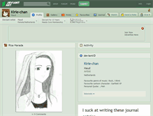 Tablet Screenshot of kirie-chan.deviantart.com