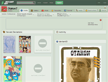 Tablet Screenshot of otakon7.deviantart.com