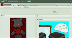 Desktop Screenshot of kyokyokitty.deviantart.com