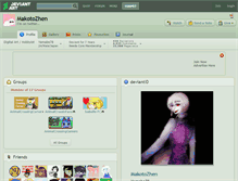 Tablet Screenshot of makotozhen.deviantart.com