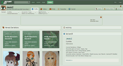 Desktop Screenshot of jessicz.deviantart.com