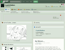 Tablet Screenshot of crypticriddlers.deviantart.com