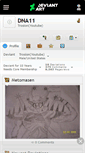 Mobile Screenshot of dna11.deviantart.com