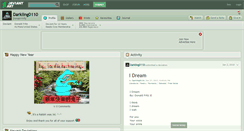 Desktop Screenshot of darkling0110.deviantart.com