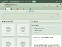 Tablet Screenshot of candacenirvana.deviantart.com