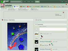 Tablet Screenshot of luckymax.deviantart.com