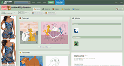 Desktop Screenshot of anime-kitty-lovers.deviantart.com