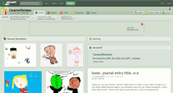 Desktop Screenshot of caramelldeidara.deviantart.com