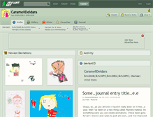 Tablet Screenshot of caramelldeidara.deviantart.com
