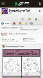 Mobile Screenshot of dragonlovertori.deviantart.com