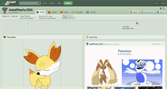 Desktop Screenshot of metalpikachu3500.deviantart.com