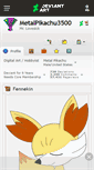 Mobile Screenshot of metalpikachu3500.deviantart.com