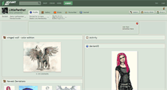 Desktop Screenshot of littlepanther.deviantart.com