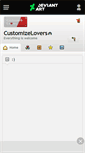 Mobile Screenshot of customizelovers.deviantart.com