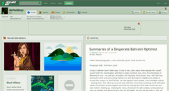 Desktop Screenshot of darksideup.deviantart.com