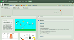 Desktop Screenshot of madtrixr.deviantart.com