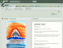 Tablet Screenshot of aonoa.deviantart.com