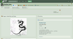 Desktop Screenshot of panther-eyes.deviantart.com
