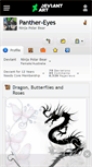 Mobile Screenshot of panther-eyes.deviantart.com