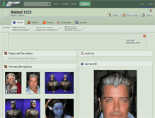 Tablet Screenshot of bobbyc1225.deviantart.com