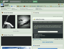 Tablet Screenshot of bzed.deviantart.com
