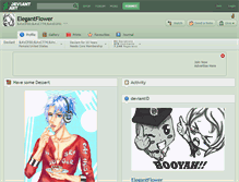 Tablet Screenshot of elegantflower.deviantart.com
