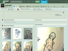 Tablet Screenshot of andres55.deviantart.com