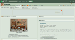 Desktop Screenshot of birdielover.deviantart.com