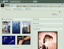 Tablet Screenshot of pemari.deviantart.com