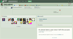 Desktop Screenshot of easily-addicted.deviantart.com