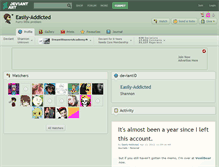 Tablet Screenshot of easily-addicted.deviantart.com