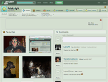 Tablet Screenshot of palaknight.deviantart.com