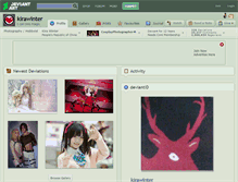 Tablet Screenshot of kirawinter.deviantart.com